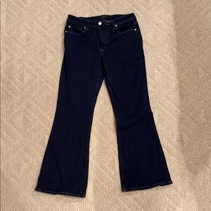 Quince Dark Blue Flare Women's Jeans